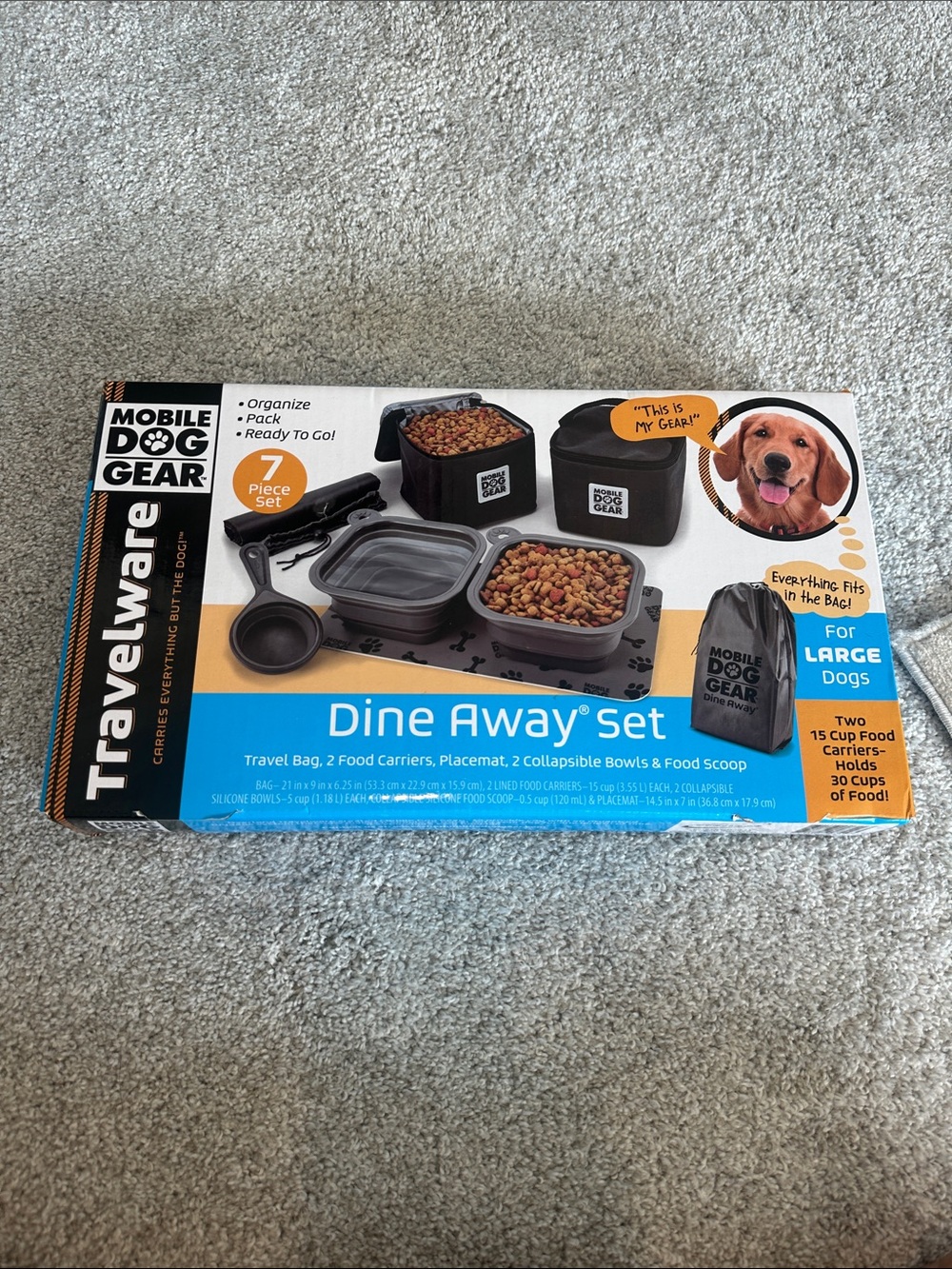 NWT Mobile Dog Gear Dine Away Set